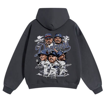 Casual Cotton Hoodie | DODGERS