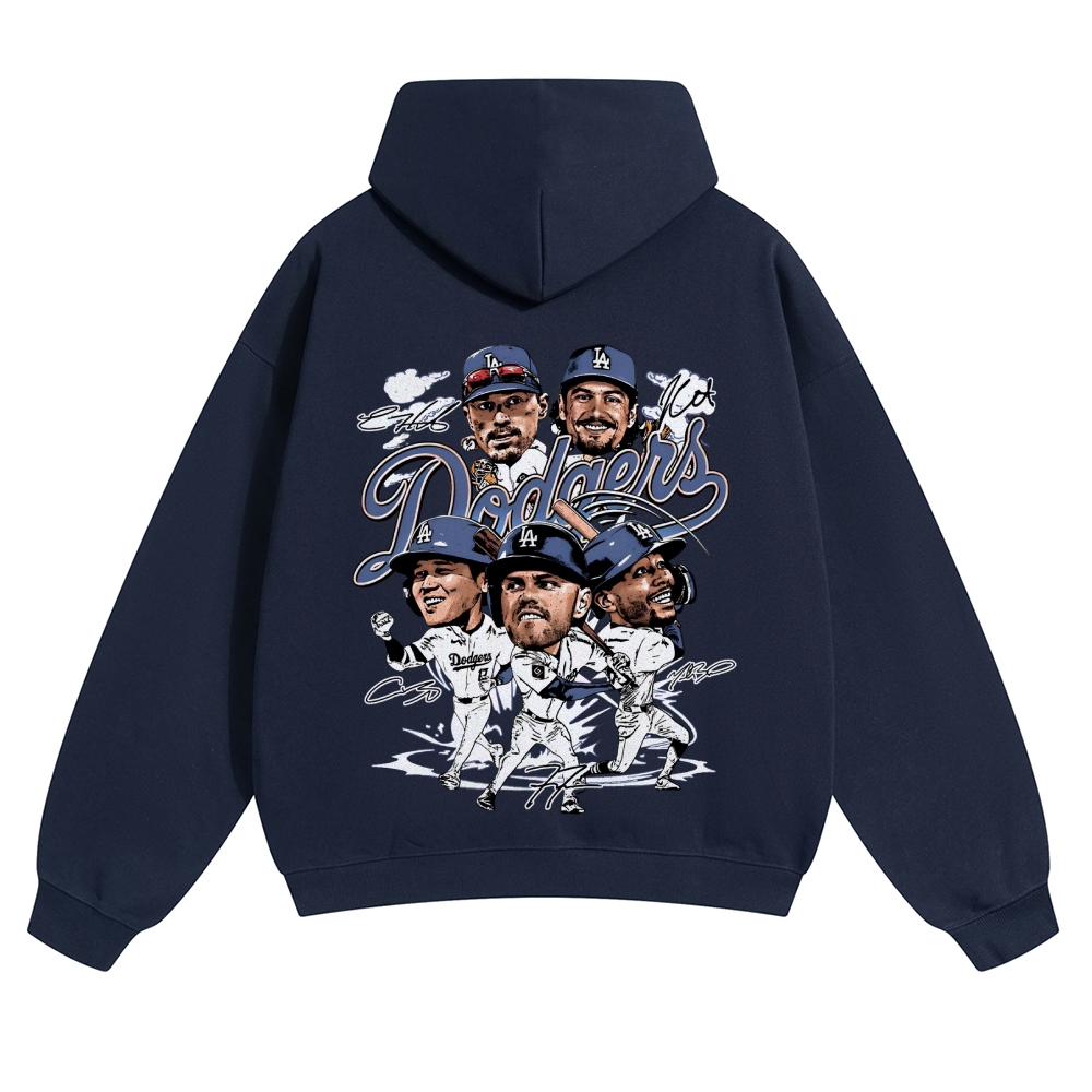 Casual Cotton Hoodie | DODGERS