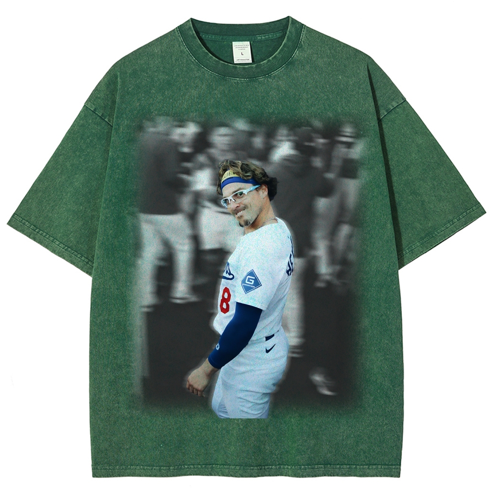 DODGERS | Unisex Fit Washed T-Shirt 2511008664