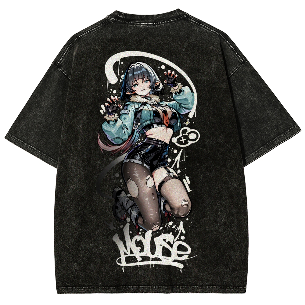 Zenless Zone Zero Unisex Fit Washed T-Shirt 2511009848