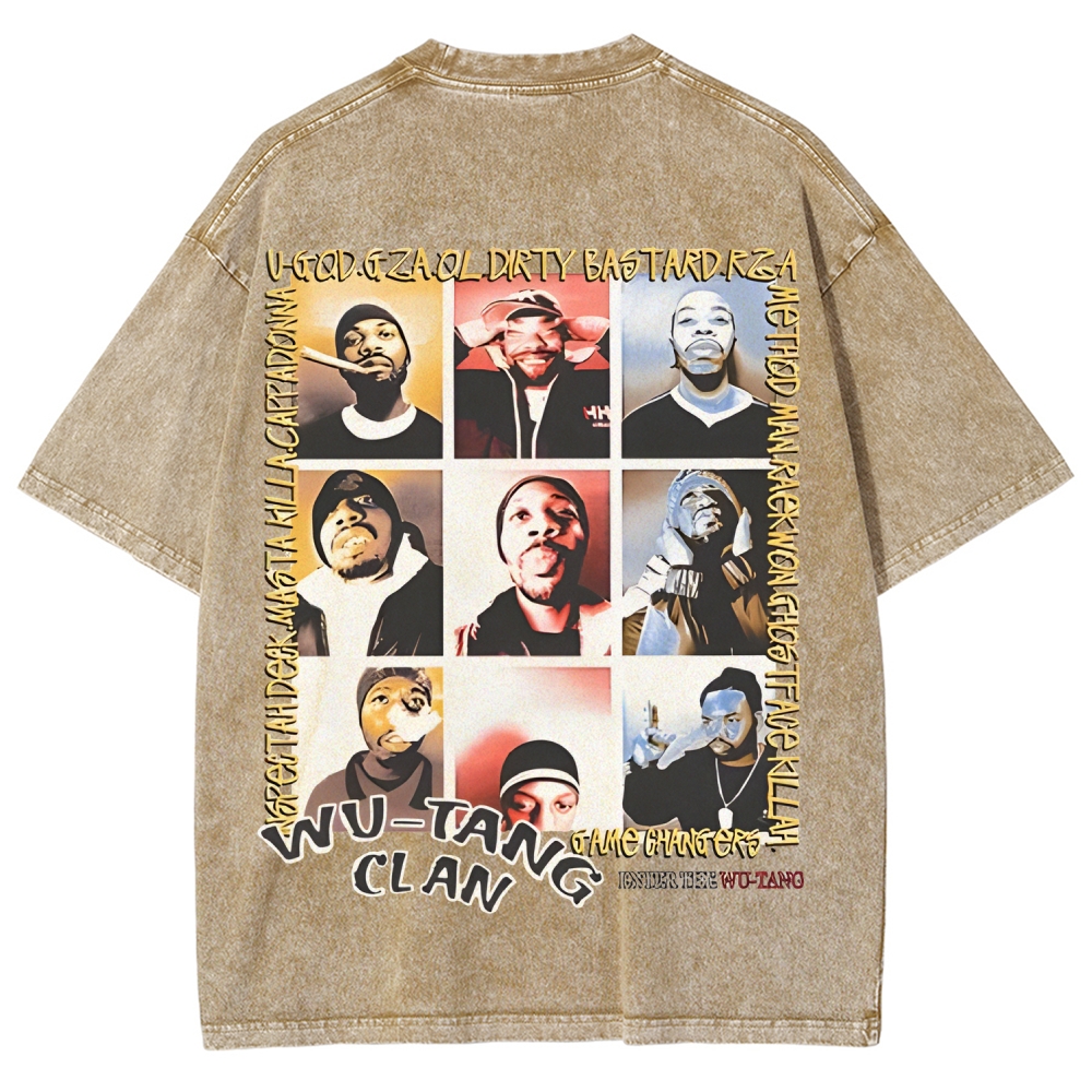Unisex Fit Washed T-Shirt | WUTANG 