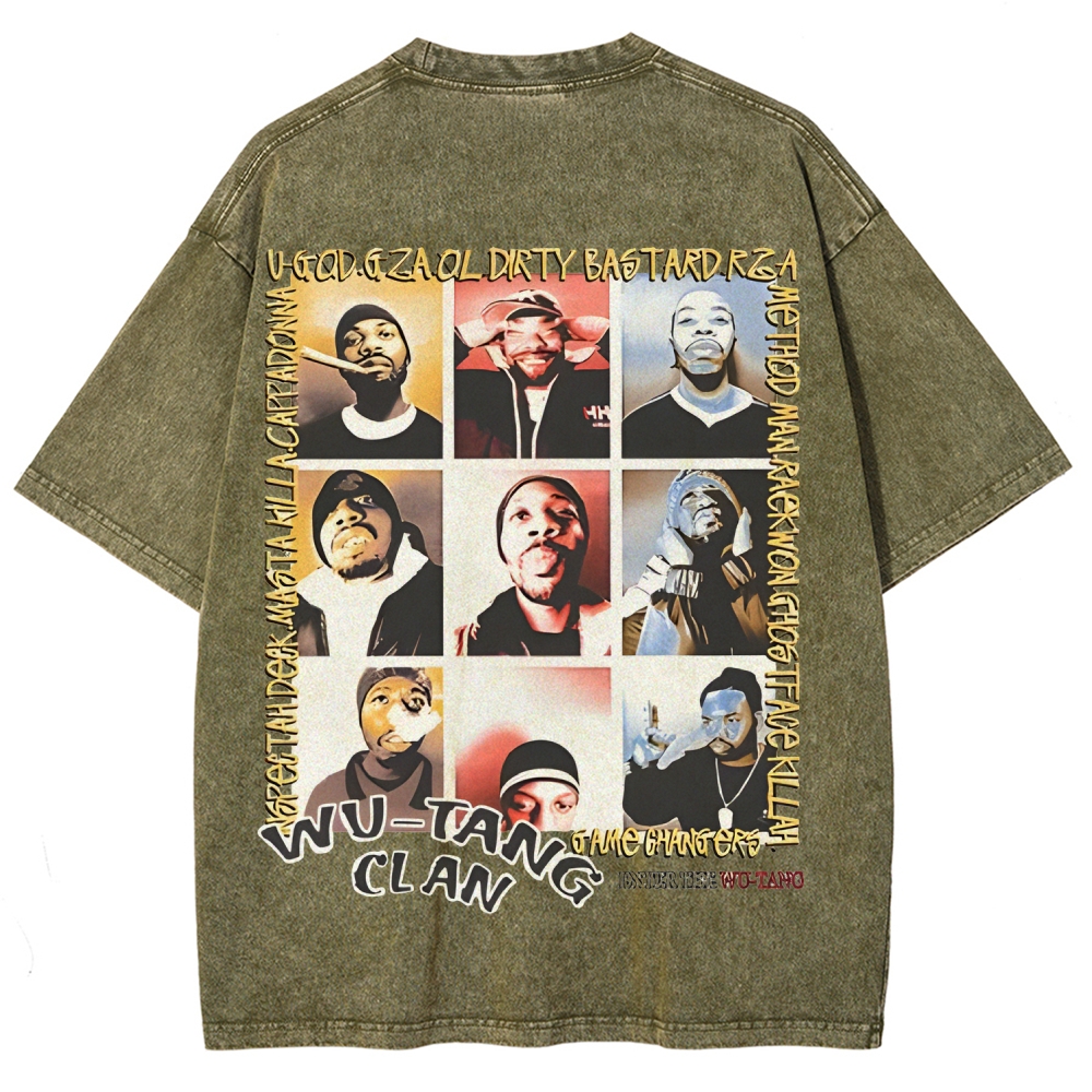 Unisex Fit Washed T-Shirt | WUTANG 