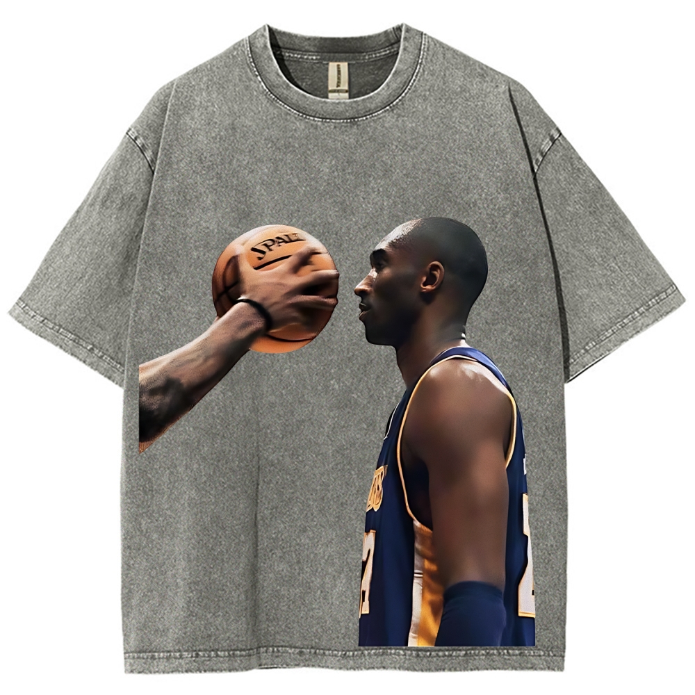 Unisex Fit Washed T-Shirt VINTAGE TEE | KOBE 