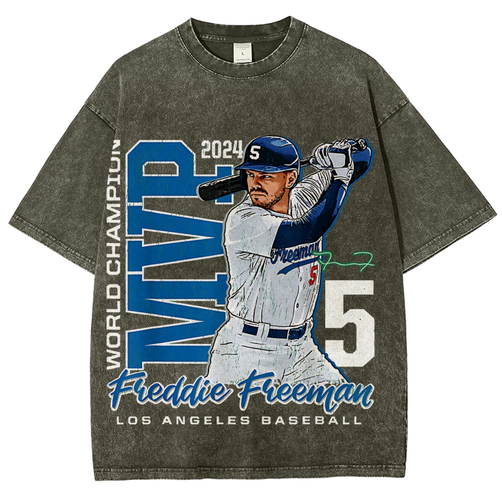 Unisex Fit Washed T-Shirt | Freddie Freeman
