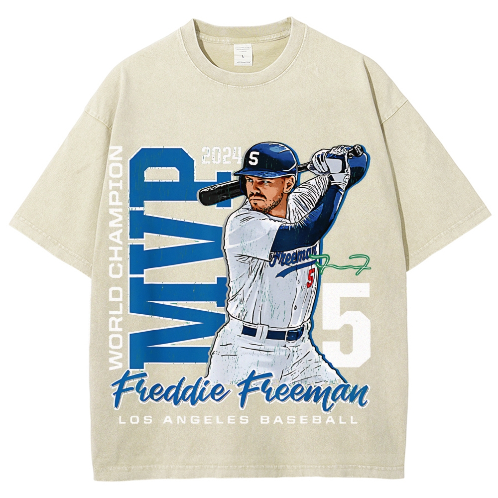 Unisex Fit Washed T-Shirt | Freddie Freeman