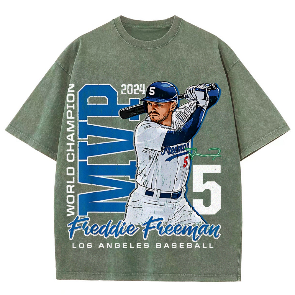 Unisex Fit Washed T-Shirt | Freddie Freeman