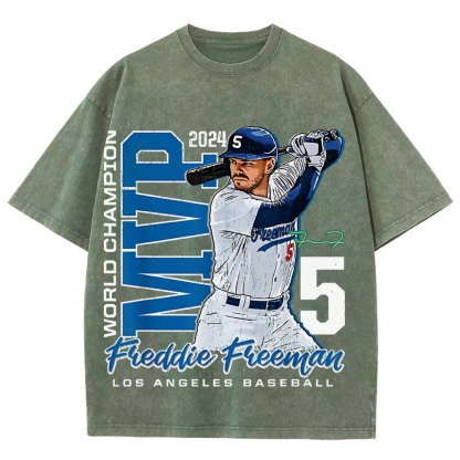 Unisex Fit Washed T-Shirt | Freddie Freeman