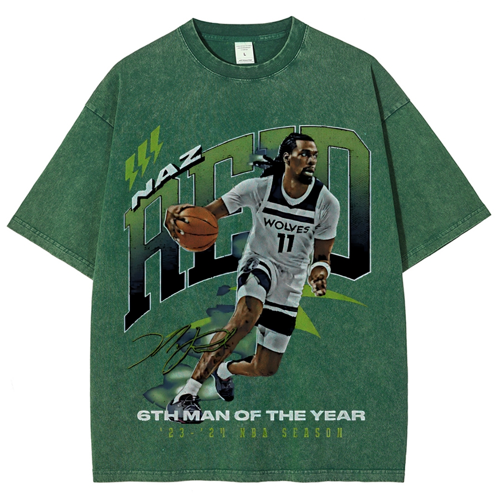 NAZ REID | Unisex Fit Washed T-Shirt 2511020115
