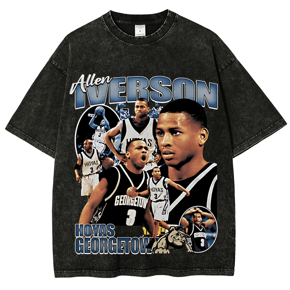 Allen Iverson | Unisex Fit Washed T-Shirt 2511020137