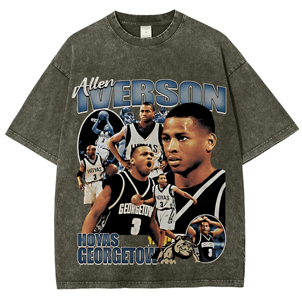 Allen Iverson | Unisex Fit Washed T-Shirt 2511020137
