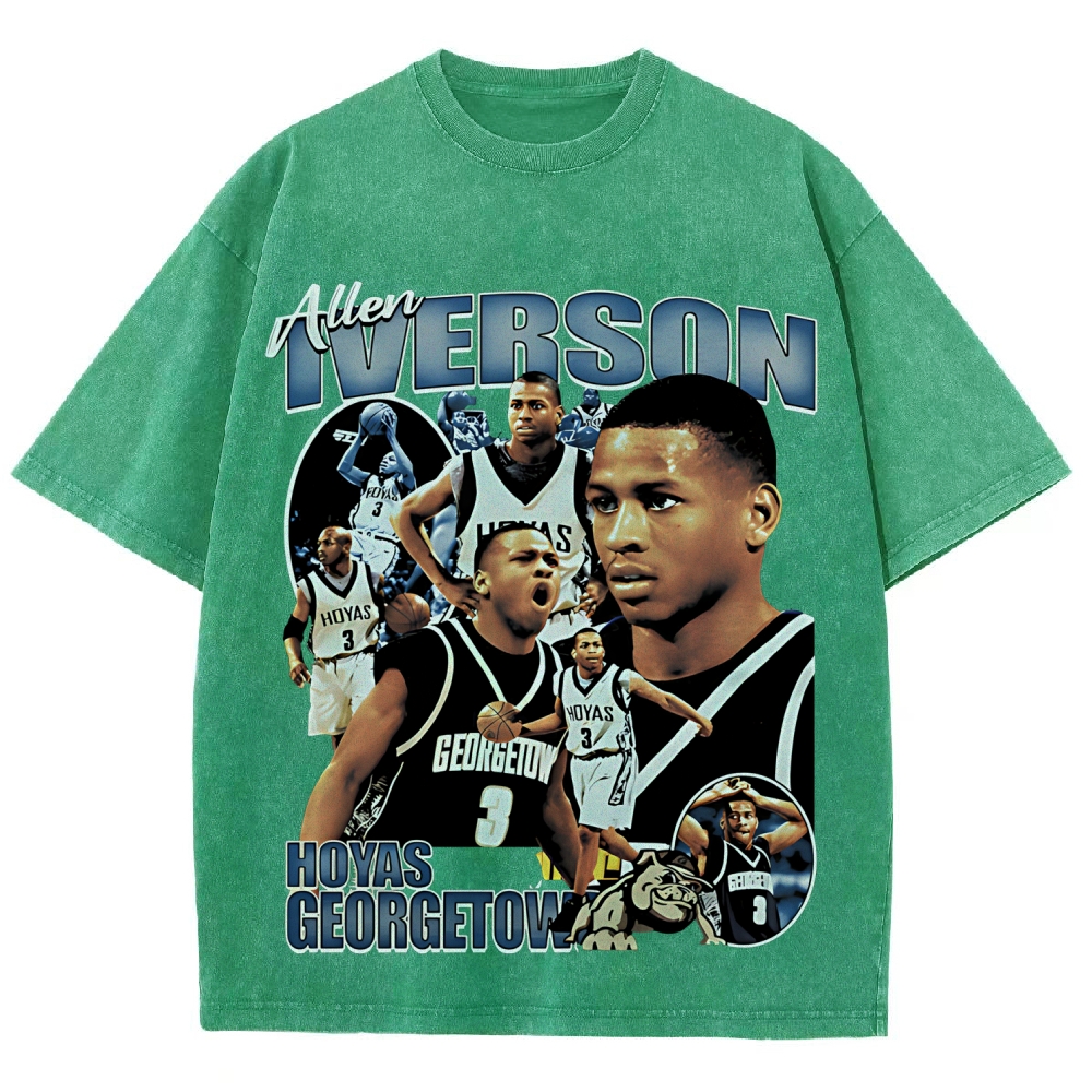 Allen Iverson | Unisex Fit Washed T-Shirt 2511020137