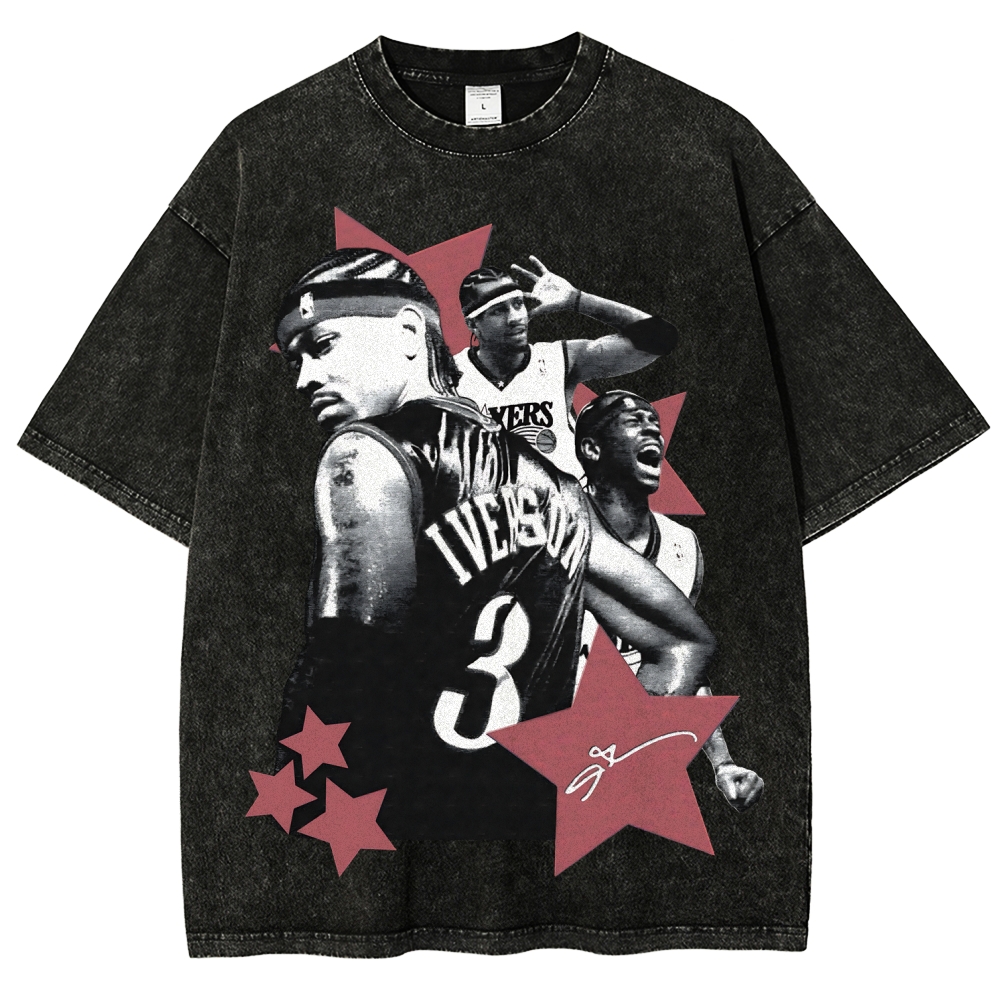 Allen Iverson | Unisex Fit Washed T-Shirt 2511024149
