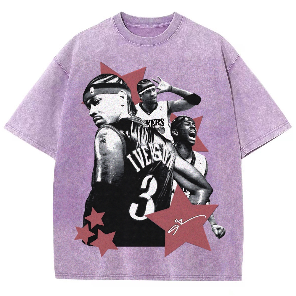 Allen Iverson | Unisex Fit Washed T-Shirt 2511024149
