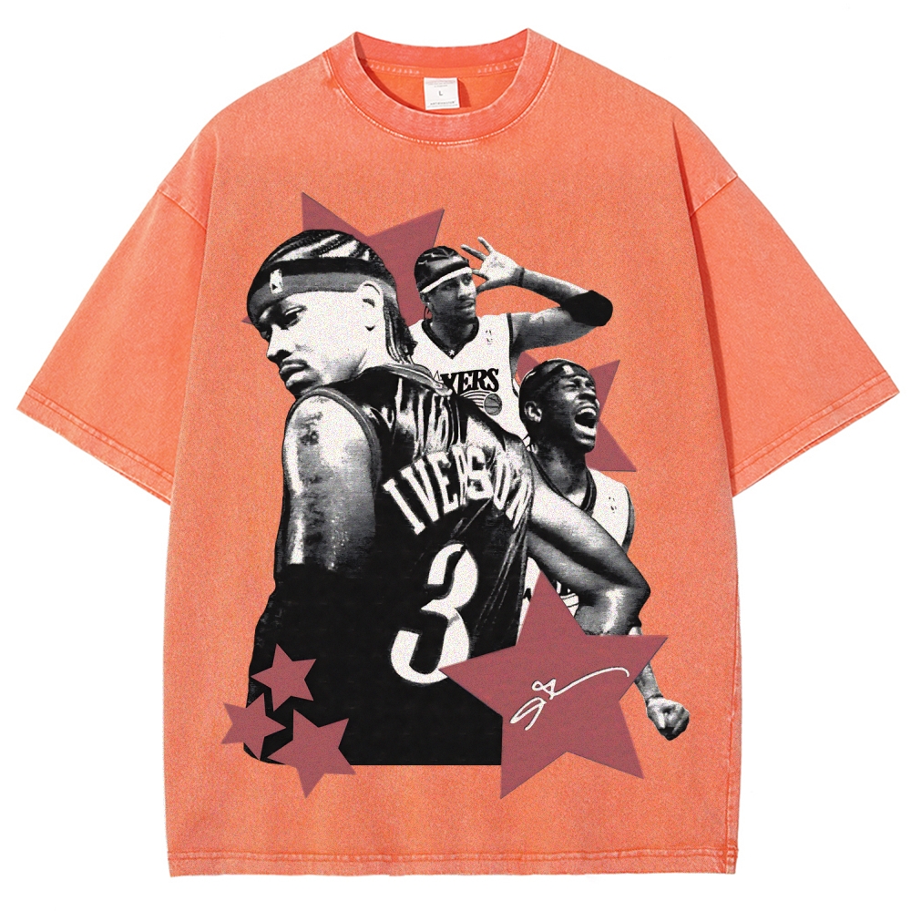 Allen Iverson | Unisex Fit Washed T-Shirt 2511024149