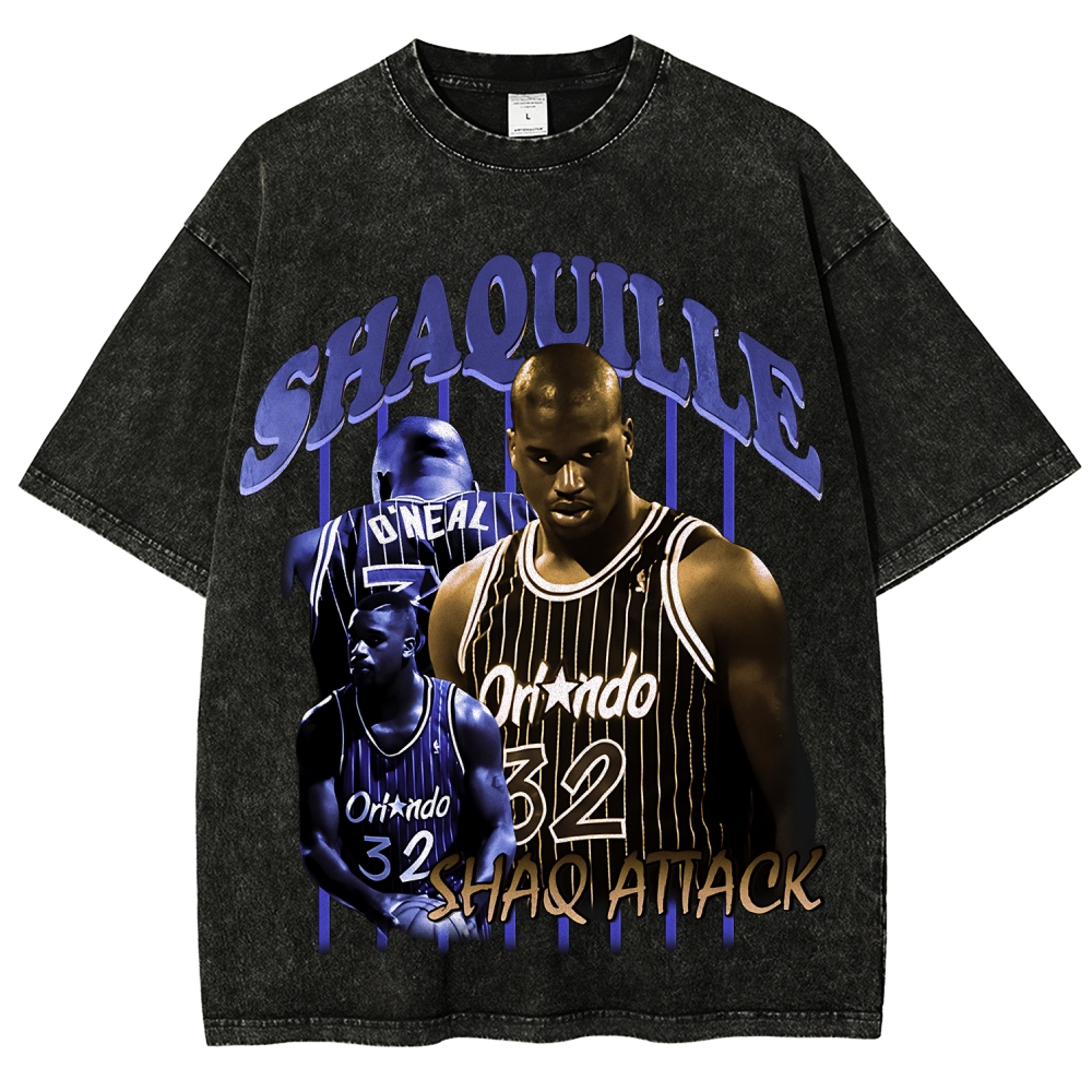 Shaq O'neal | Unisex Fit Washed T-Shirt 2511024159