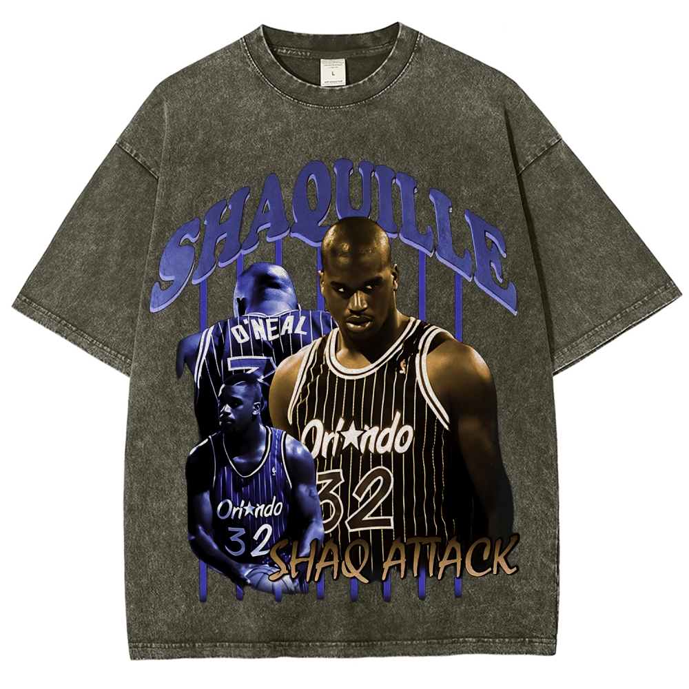 Shaq O'neal | Unisex Fit Washed T-Shirt 2511024159