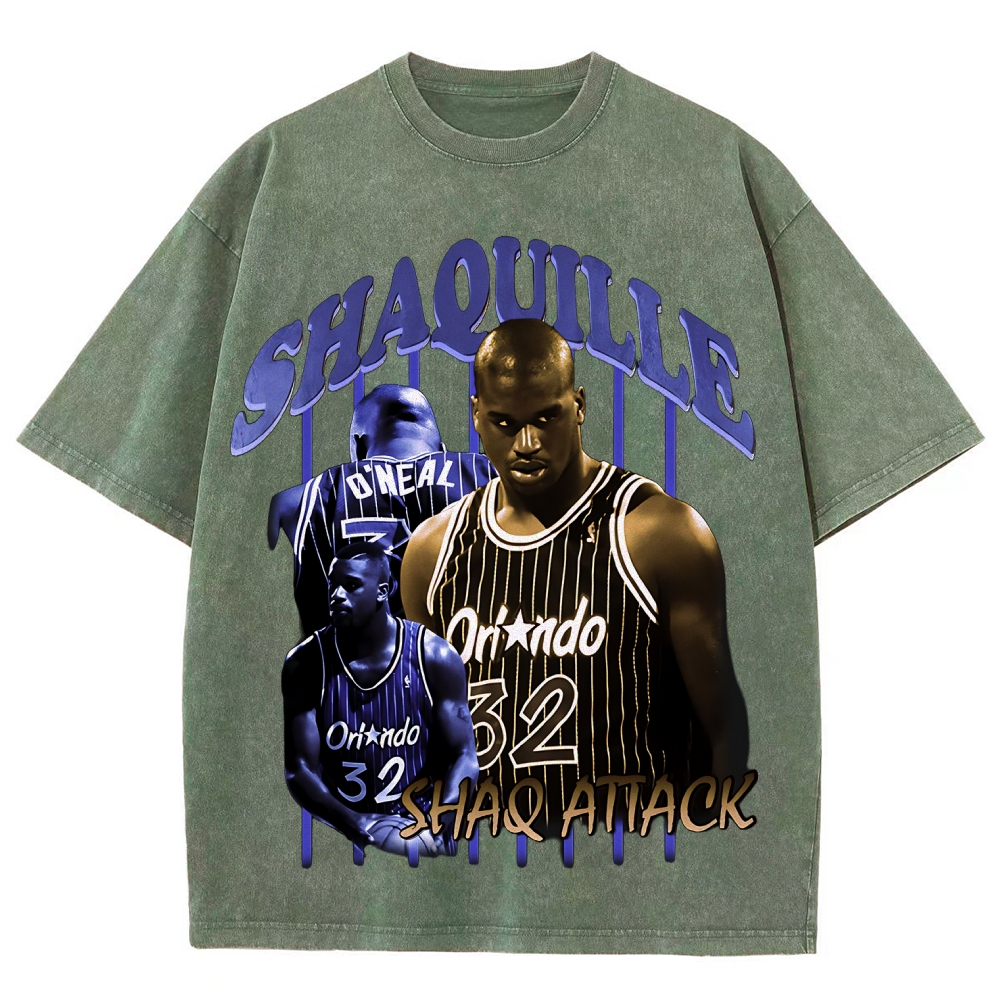 Shaq O'neal | Unisex Fit Washed T-Shirt 2511024159