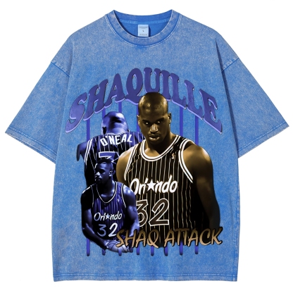 Shaq O'neal | Unisex Fit Washed T-Shirt 2511024159