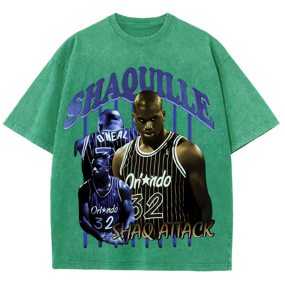 Shaq O'neal | Unisex Fit Washed T-Shirt 2511024159
