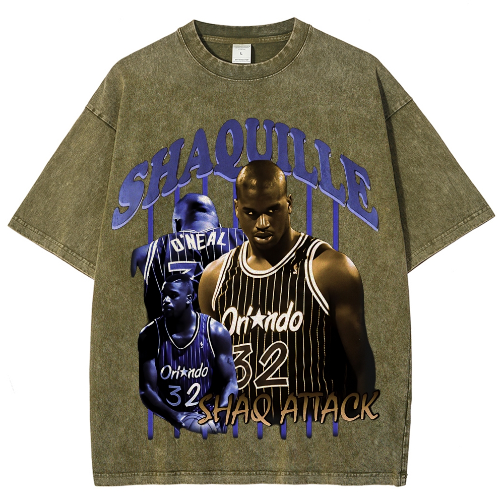 Shaq O'neal | Unisex Fit Washed T-Shirt 2511024159