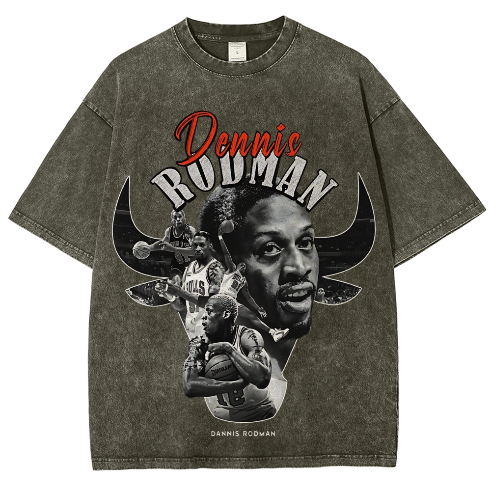 Rodman | Unisex Fit Washed T-Shirt 2511024163