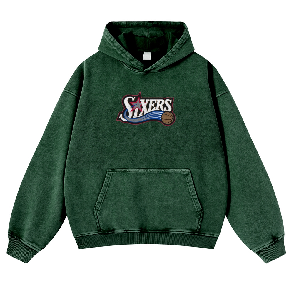 Allen Iverson | Casual Washed Hoodie 2511024164