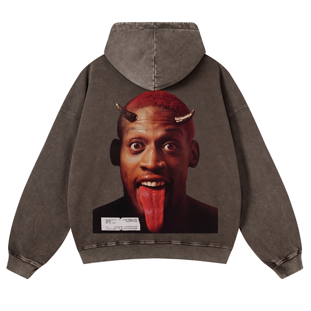 Rodman | Casual Washed Hoodie 2511024179