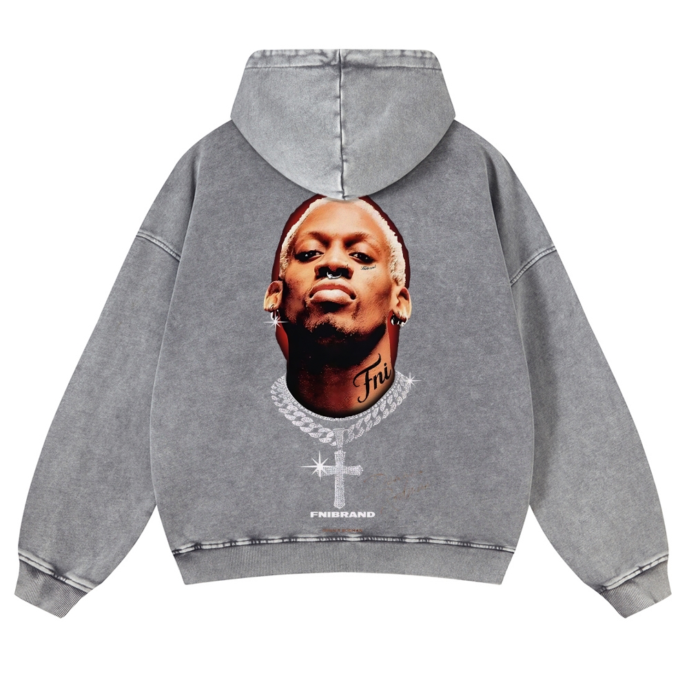 Rodman | Casual Washed Hoodie 2511024191