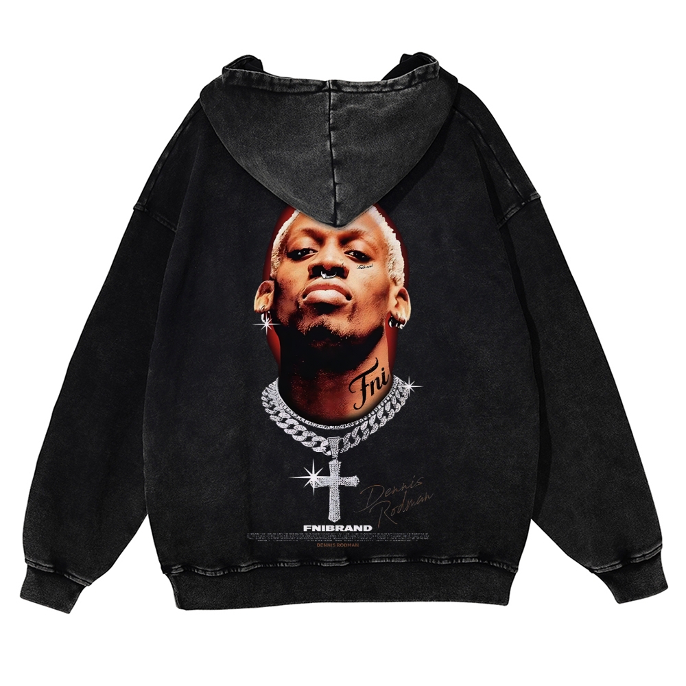 Rodman | Casual Washed Hoodie 2511024191