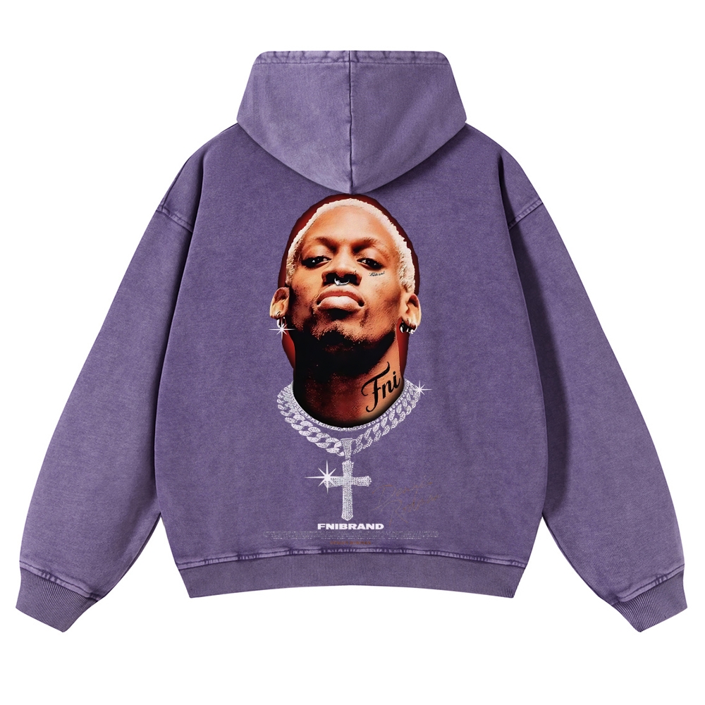 Rodman | Casual Washed Hoodie 2511024191