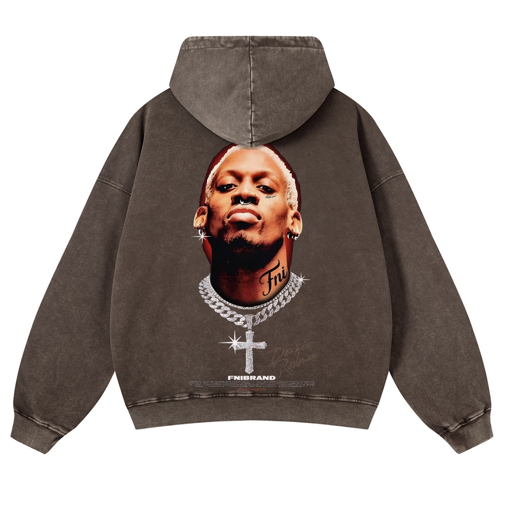 Rodman | Casual Washed Hoodie 2511024191