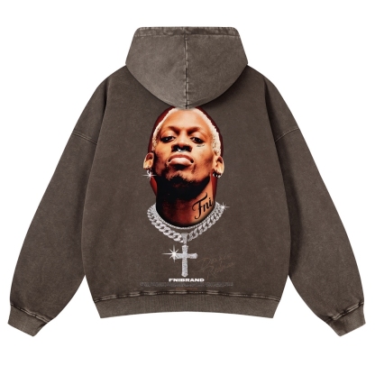 Rodman | Casual Washed Hoodie 2511024191