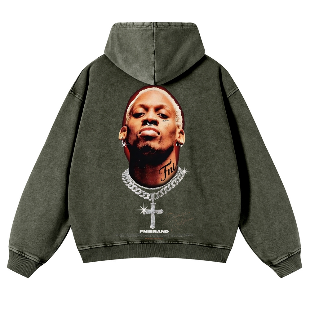 Rodman | Casual Washed Hoodie 2511024191