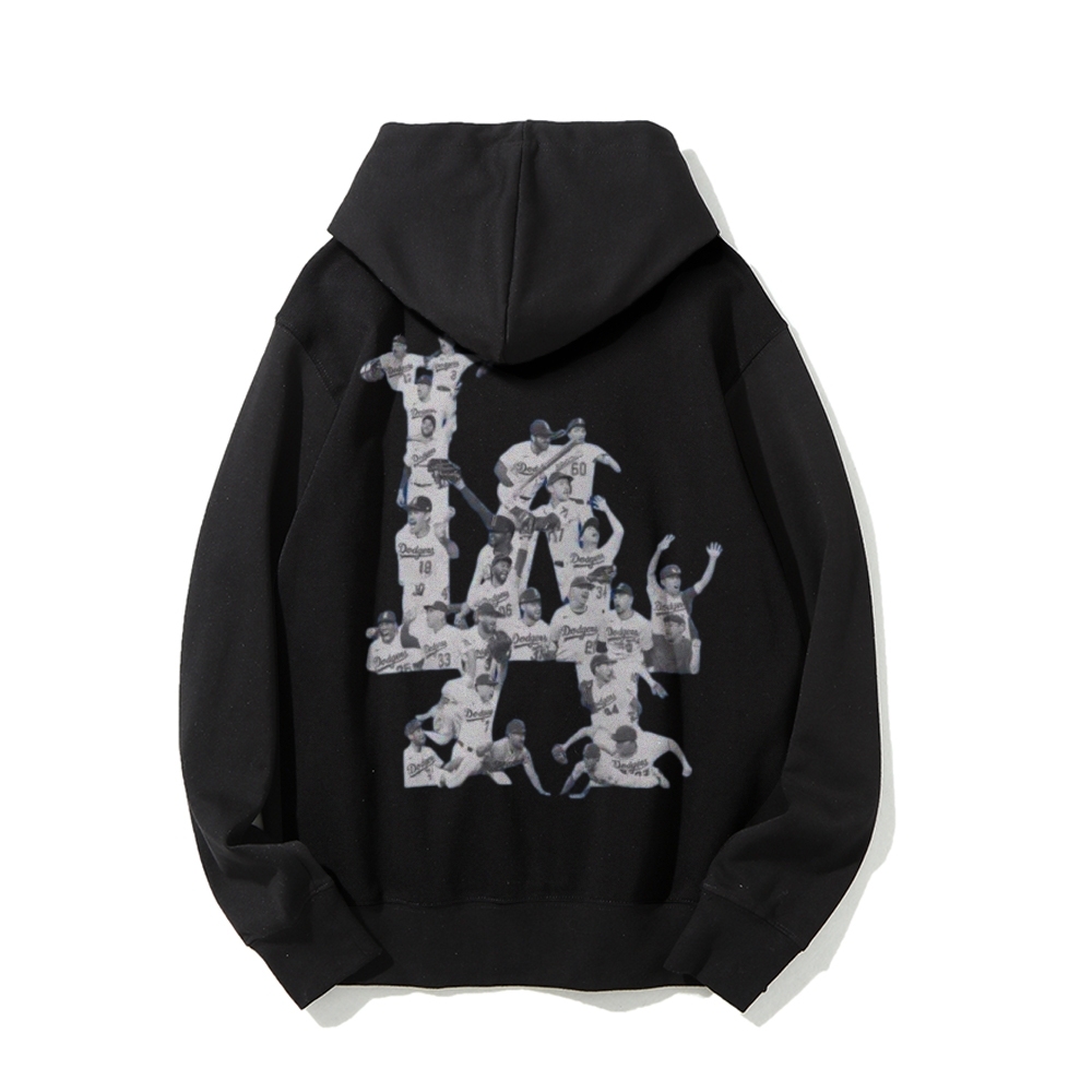 Dodgers | Unisex Casual Printed Double-sided Washed Hoodie 2511025653