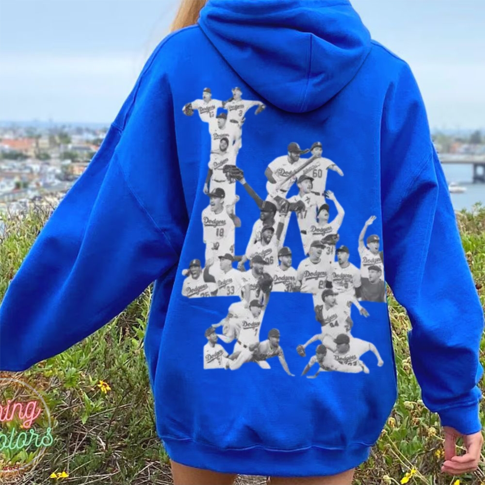 Dodgers | Unisex Casual Printed Double-sided Washed Hoodie 2511025653