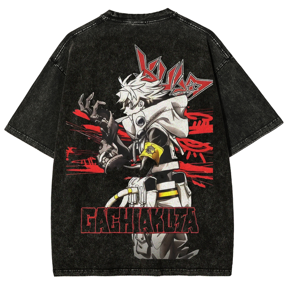 Unisex Fit Washed T-Shirt GACHIAKUTA