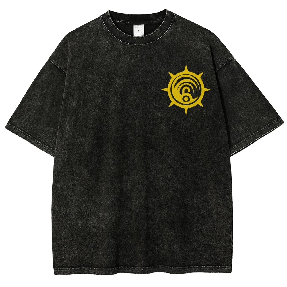 Unisex Fit Washed T-Shirt GACHIAKUTA