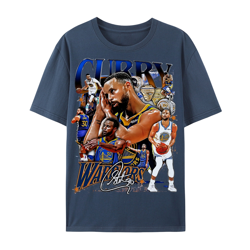 Steph Curry Tee Casual Short Sleeve CottonT-Shirt 