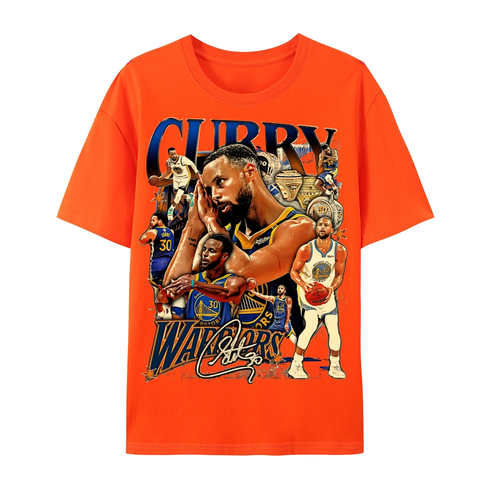 Steph Curry Tee Casual Short Sleeve CottonT-Shirt 