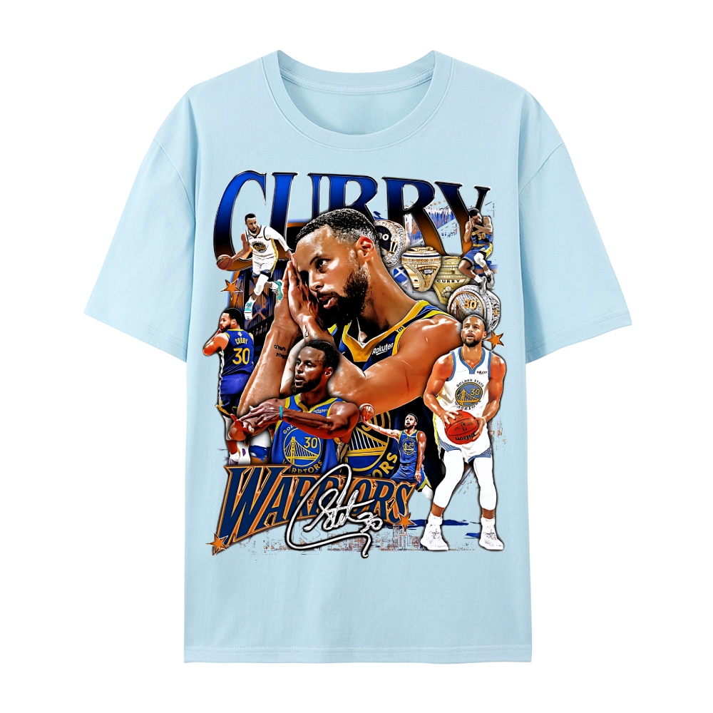 Steph Curry Tee Casual Short Sleeve CottonT-Shirt 