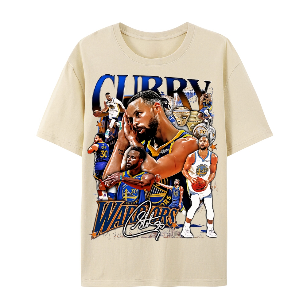 Steph Curry Tee Casual Short Sleeve CottonT-Shirt 