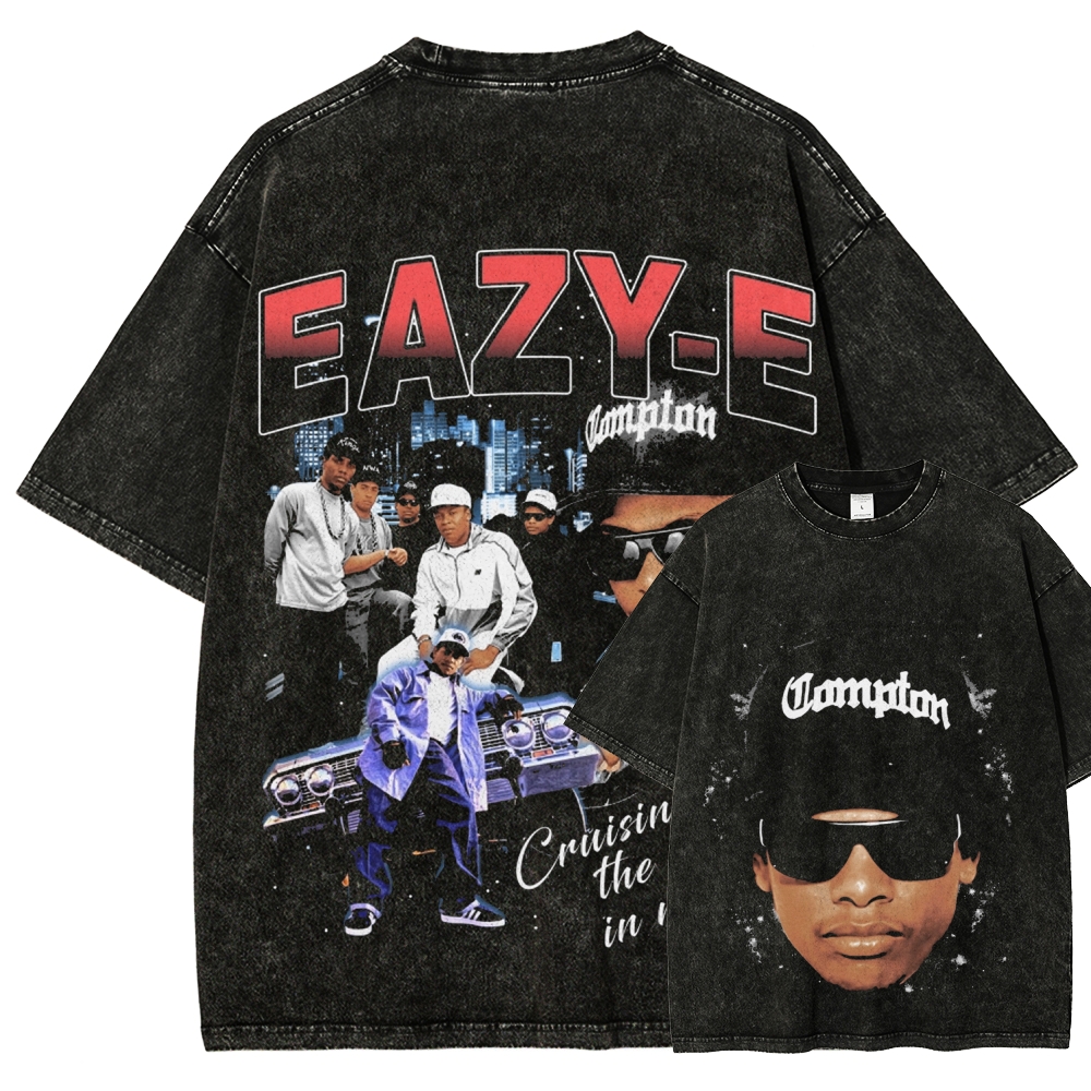 Unisex Fit Washed T-Shirt | EAZY-E COMPTON TEE