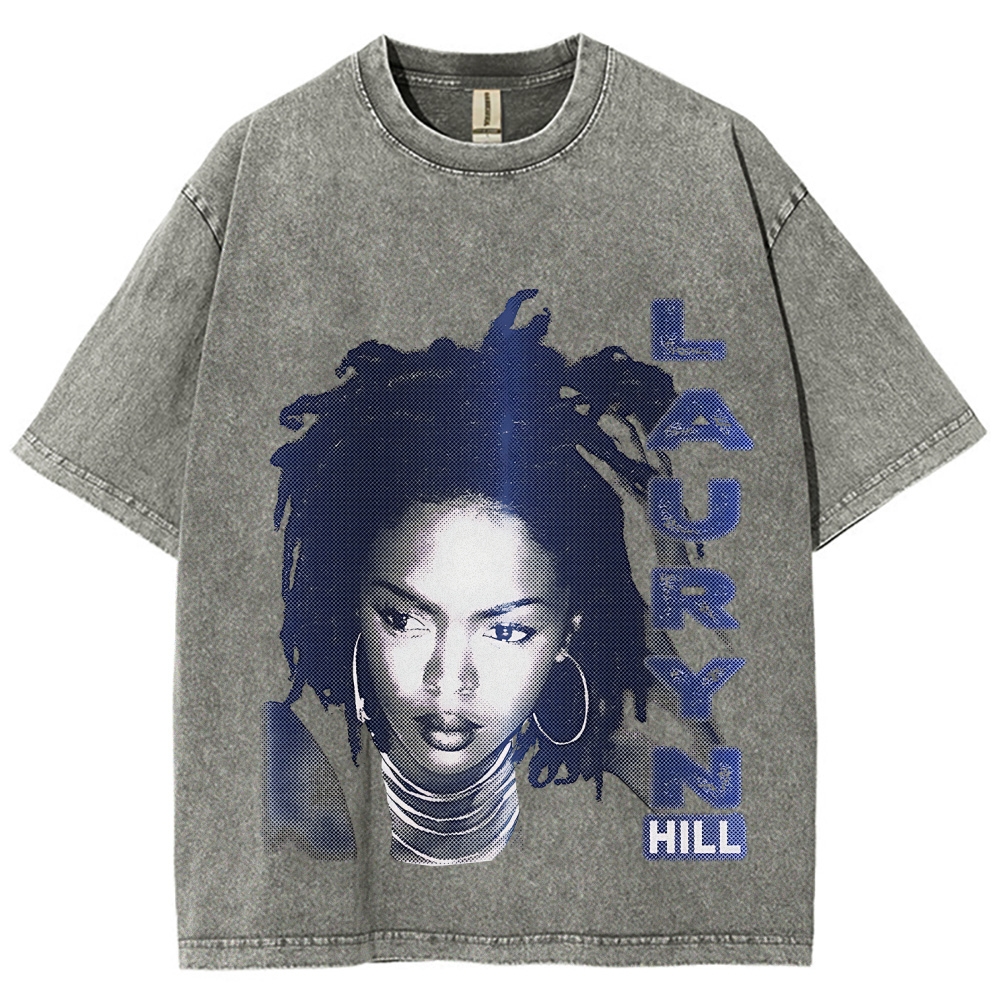 Unisex Fit Washed T-Shirt | Lauryn Hill 