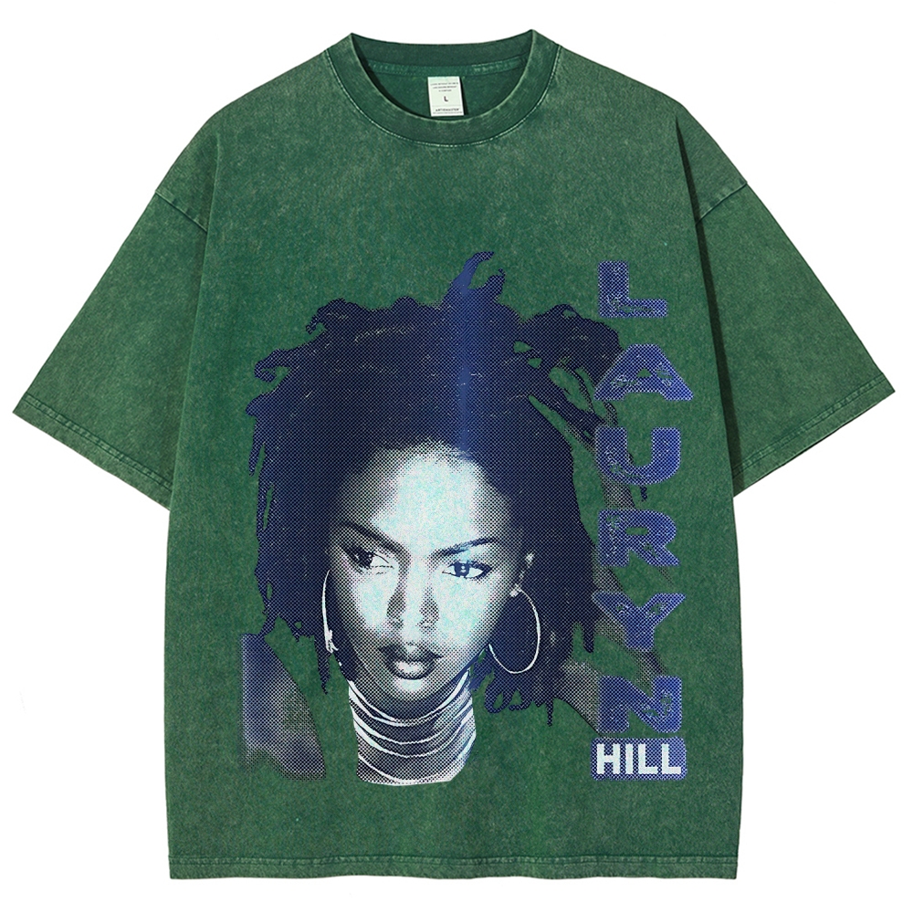 Unisex Fit Washed T-Shirt | Lauryn Hill 