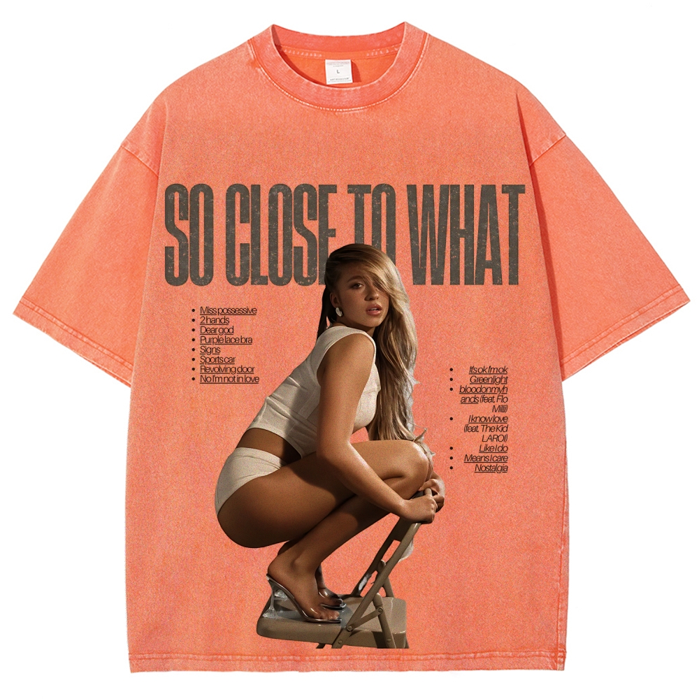 Tate McRae | Unisex Fit Washed T-Shirt  