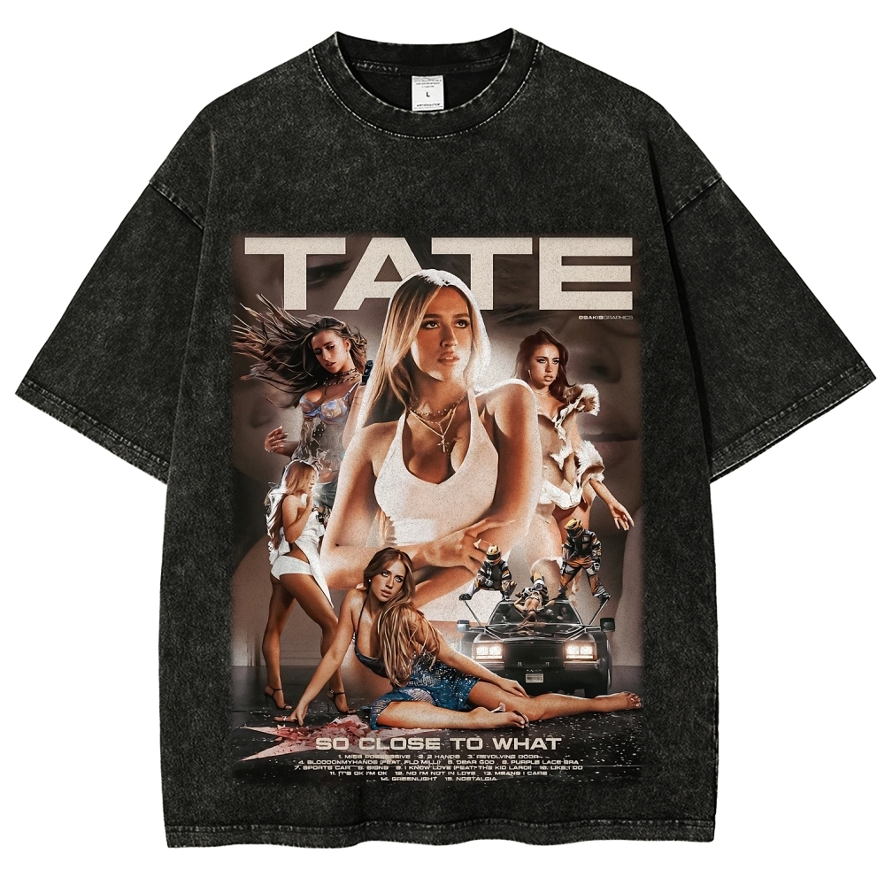 Tate McRae | Unisex Fit Washed T-Shirt 