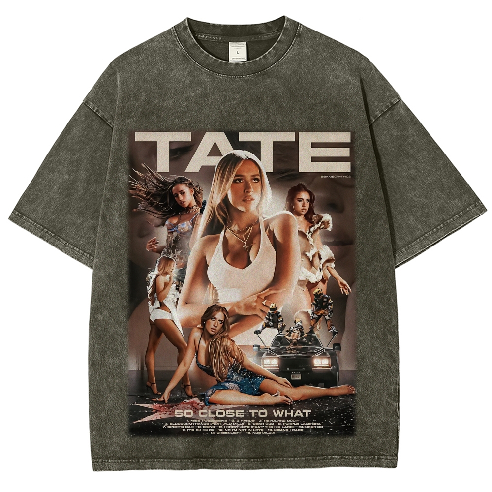 Tate McRae | Unisex Fit Washed T-Shirt 
