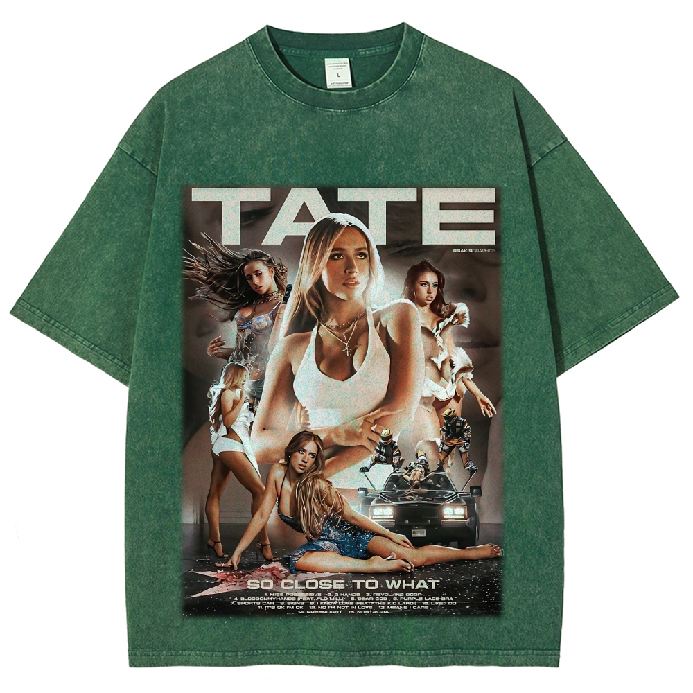 Tate McRae | Unisex Fit Washed T-Shirt 