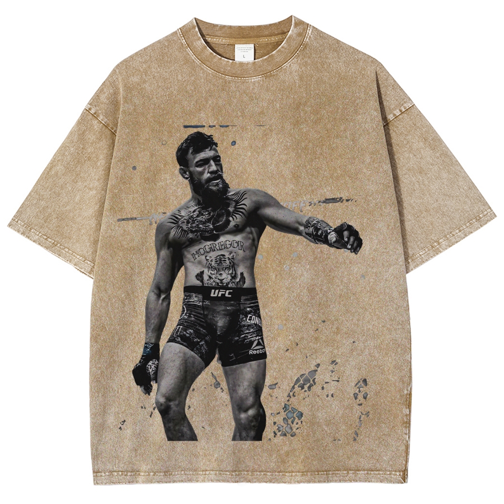 Unisex Fit Washed T-Shirt | CONOR MCGREGOR V4 