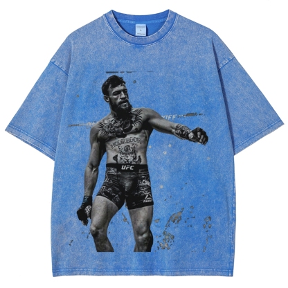 Unisex Fit Washed T-Shirt | CONOR MCGREGOR V4 
